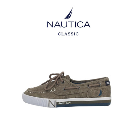 NAUTICA/诺帝卡童鞋春秋款运动鞋软底男女童低帮一脚蹬休闲板鞋