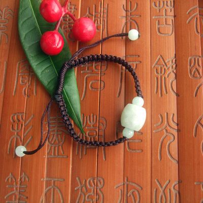 路路通手链转运珠天然a货缅甸玉