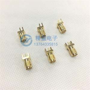工厂直销SMA-KE偏角 SMA-KHD 射频插座 SMA-KE 母座偏脚 外螺内孔