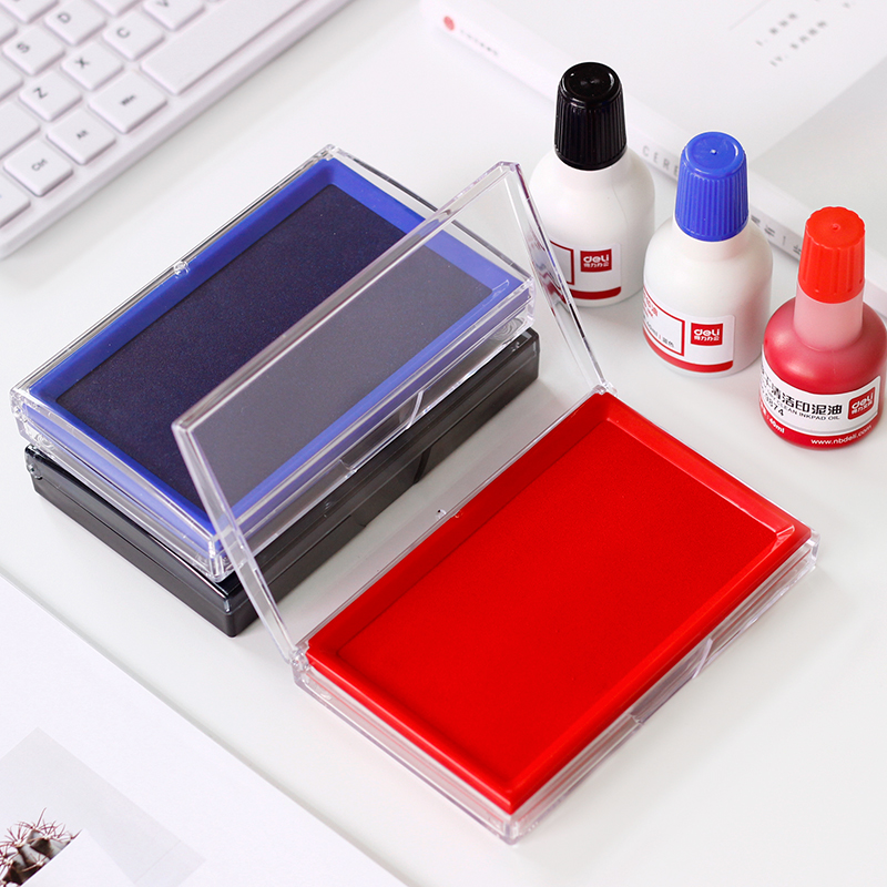 得力9864快干印台海绵