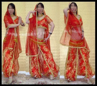 民族服装 演出服装 印度舞 印度服装 鸿舞衣印度19舞蹈服装