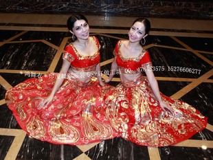 民族服装 演出服装 印度舞 印度服装 鸿舞衣印度40舞蹈服装