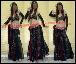 部落精典肚皮舞套装 部落23神秘鬼魅 鸿舞衣