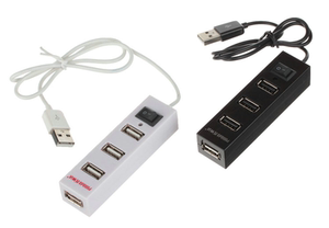 普纳达长线分线器一拖四电脑扩展高速usb hub集线器多接口USB