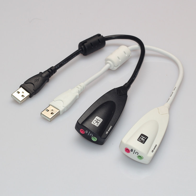 模拟7.1带线 5HV25HV2立体声USB外置声卡笔记本台式机电脑支持W10