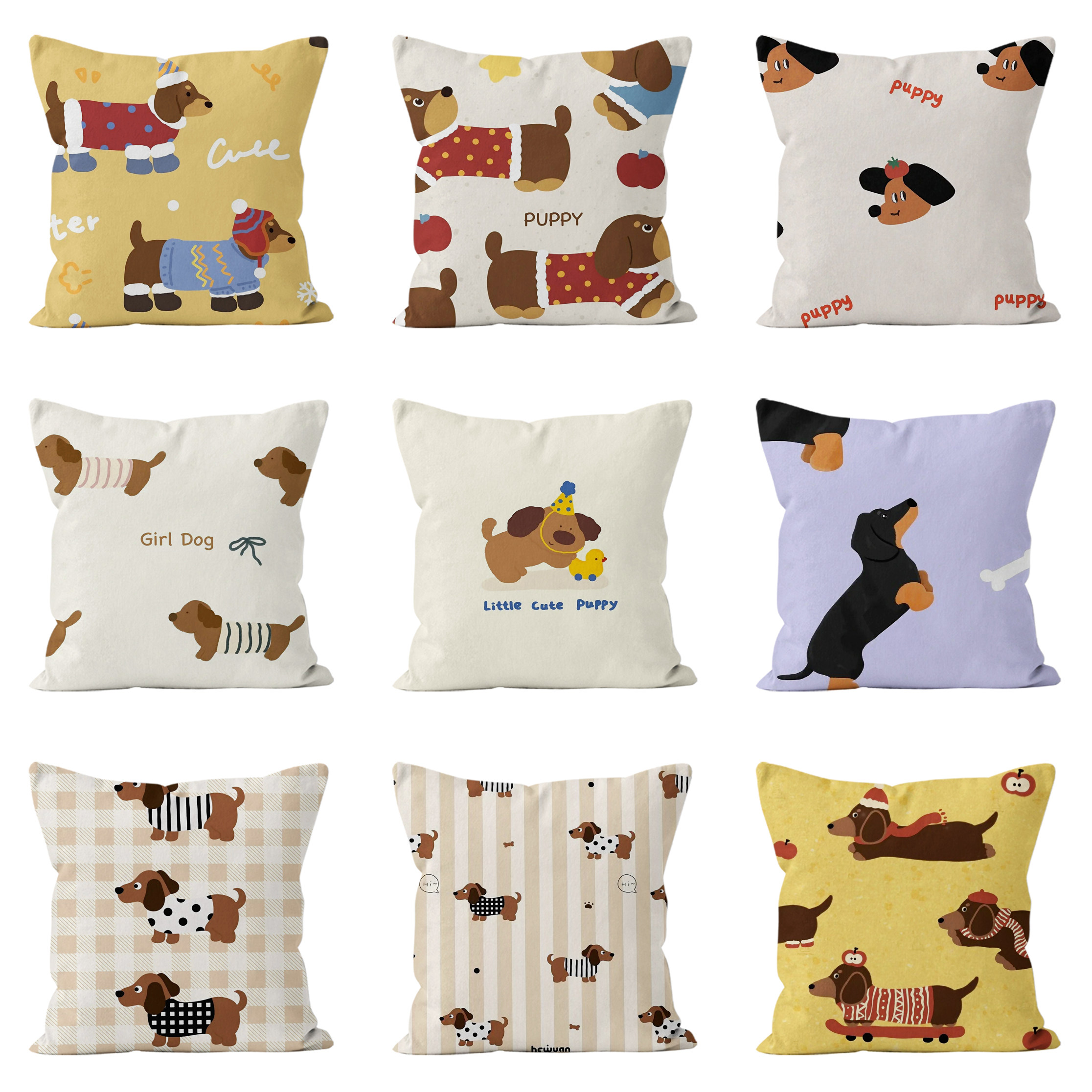 腊肠狗抱枕卡通可爱搞怪抽象客厅沙发靠背午休萌宠靠枕送朋友礼物,居家布艺,靠垫/抱枕,淘宝优惠券,粉丝福利购,淘宝优惠卷