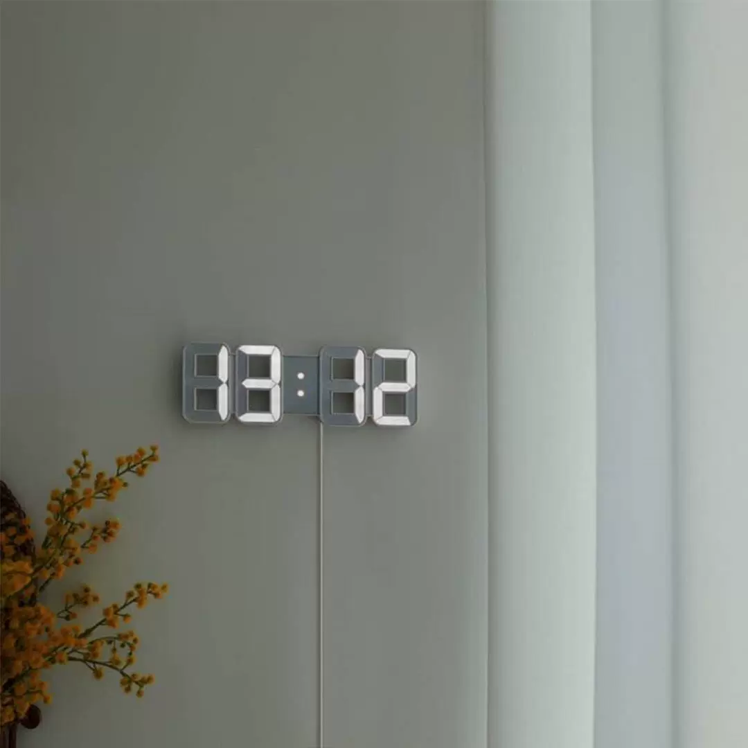 Big electronic three dimensional creative wall watch, 3D