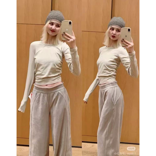 现货 lululemon All It Takes LS *Ribbed Nulu 罗纹短款长袖T恤