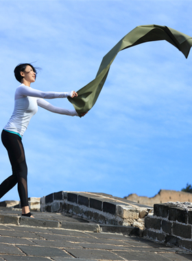 国内现货JADE YOGA可折叠瑜伽垫1.6加厚橡胶垫送粘扣方便携带包邮