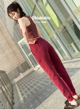 现货 lululemon Scuba High-Rise Jogger 高腰加绒厚款休闲运动裤