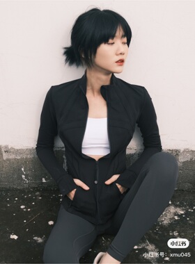 国现lulu Define Jacket 露露 经典瑜伽运动休闲修身外套长袖夹克