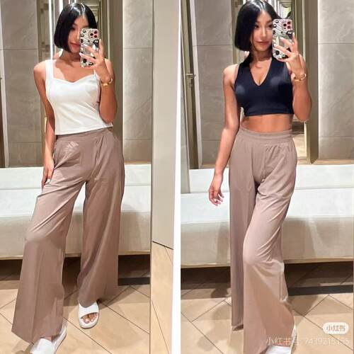 现货 lululemon Swift Mid-Rise Wide-Leg Pant 中腰速干阔腿长裤