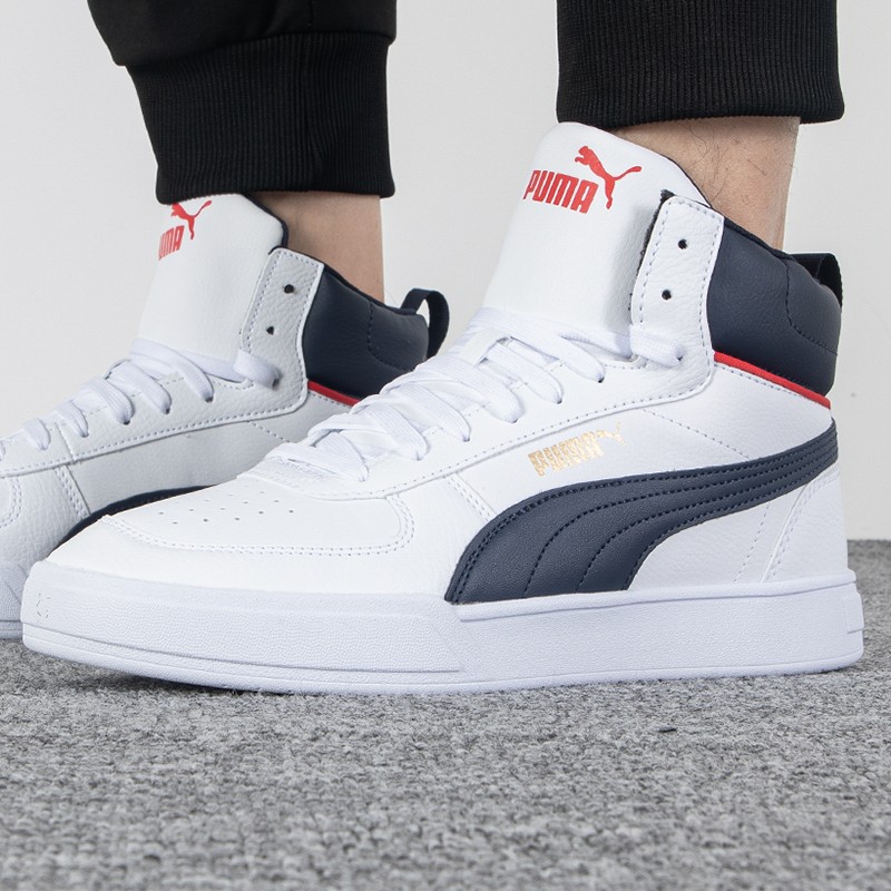 PUMA彪马男鞋女鞋夏季新款高帮板鞋撞色运动鞋情侣休闲鞋385843