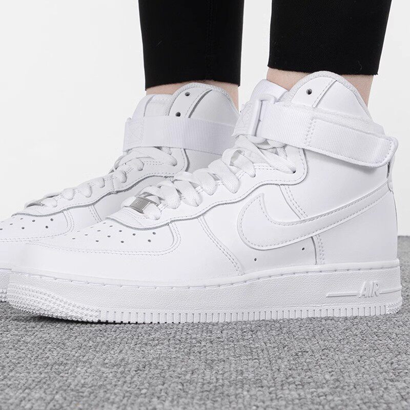 正品耐克高帮板鞋空军一号休闲鞋