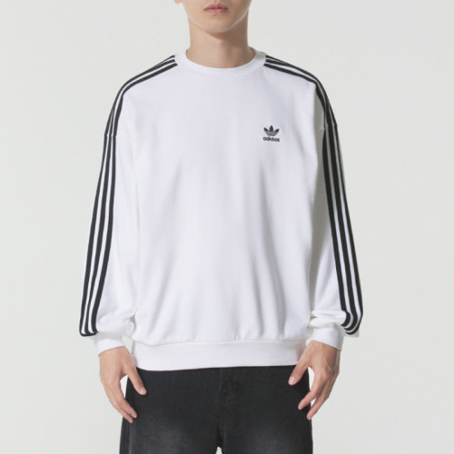正品Adidas三叶草男装圆领卫衣 OVERSIZE CREW 宽松套头衫KD1834