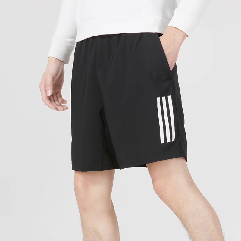 正品阿迪达斯男子跑步健身短裤