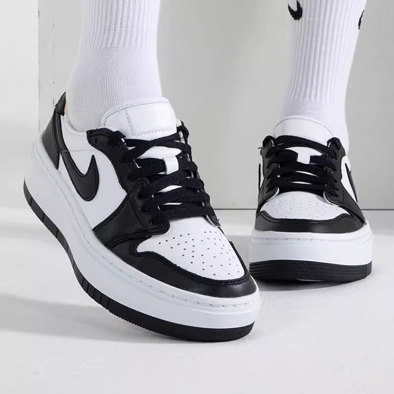正品耐克女鞋 AIR JORDAN 1 ELEVATE 低帮厚底增高休闲板鞋DH7004