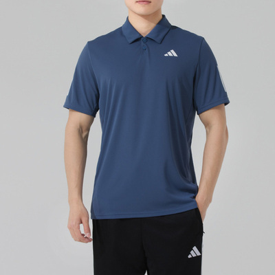 2025新款阿迪达斯CLUB SMU3S POLO衫男士运动休闲翻领T恤IY3215