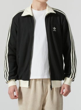 正品阿迪达斯三叶草男装休闲外套 WAFFLE BBTT潮流运动夹克JW0110