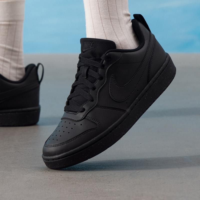 正品耐克女鞋NIKE COURT BOROUGH童鞋学生青少年运动休闲鞋DV5456