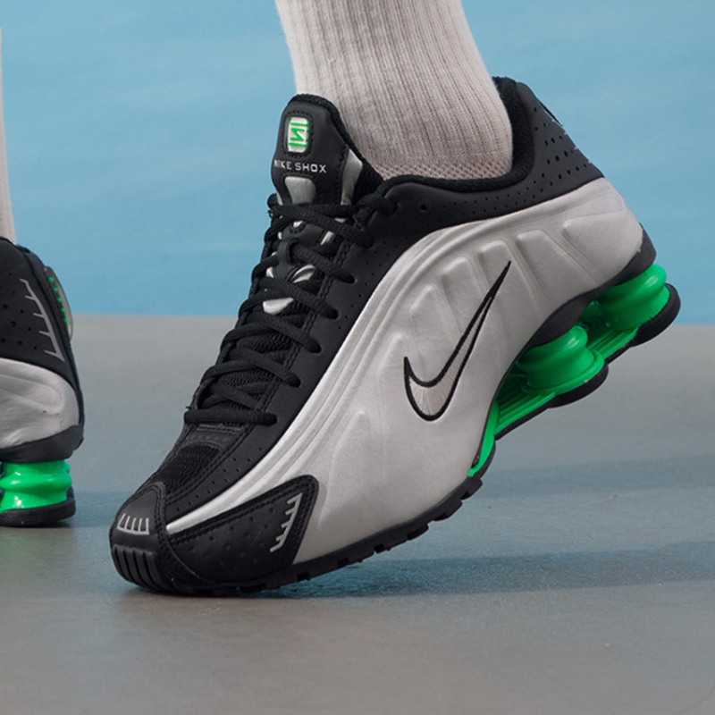 2025新款耐克男鞋NIKE SHOX R4低帮缓震轻便舒适运动休闲鞋HQ1988