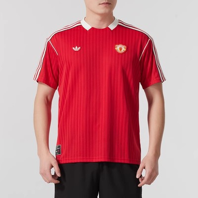 2025新款 阿迪达斯男士短袖T恤 曼联皇马拜仁联名款足球T恤JF0386