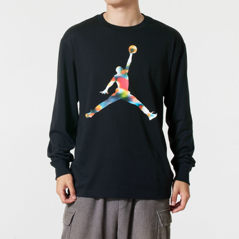 2025新款 耐克JORDAN男装长袖T恤 AJ大Logo休闲篮球打底衫IM6512