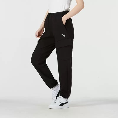 PUMA彪马工装裤女裤2024夏季新款休闲裤束脚裤跑步运动裤626033