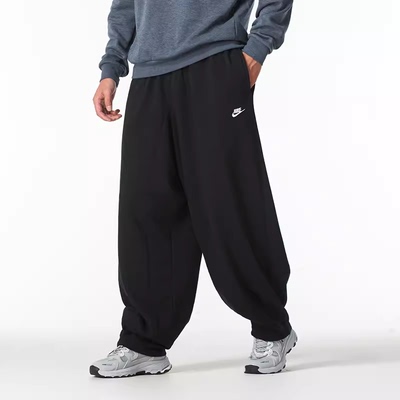 NIKE耐克男裤宽松束脚裤24秋新款运动裤毛圈休闲裤长裤HJ1823