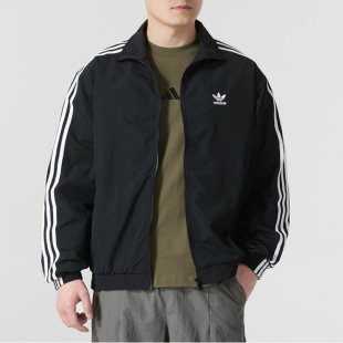 TT梭织运动夹克KB2466 FBIRD 正品 阿迪达斯三叶草男休闲外套WOVEN
