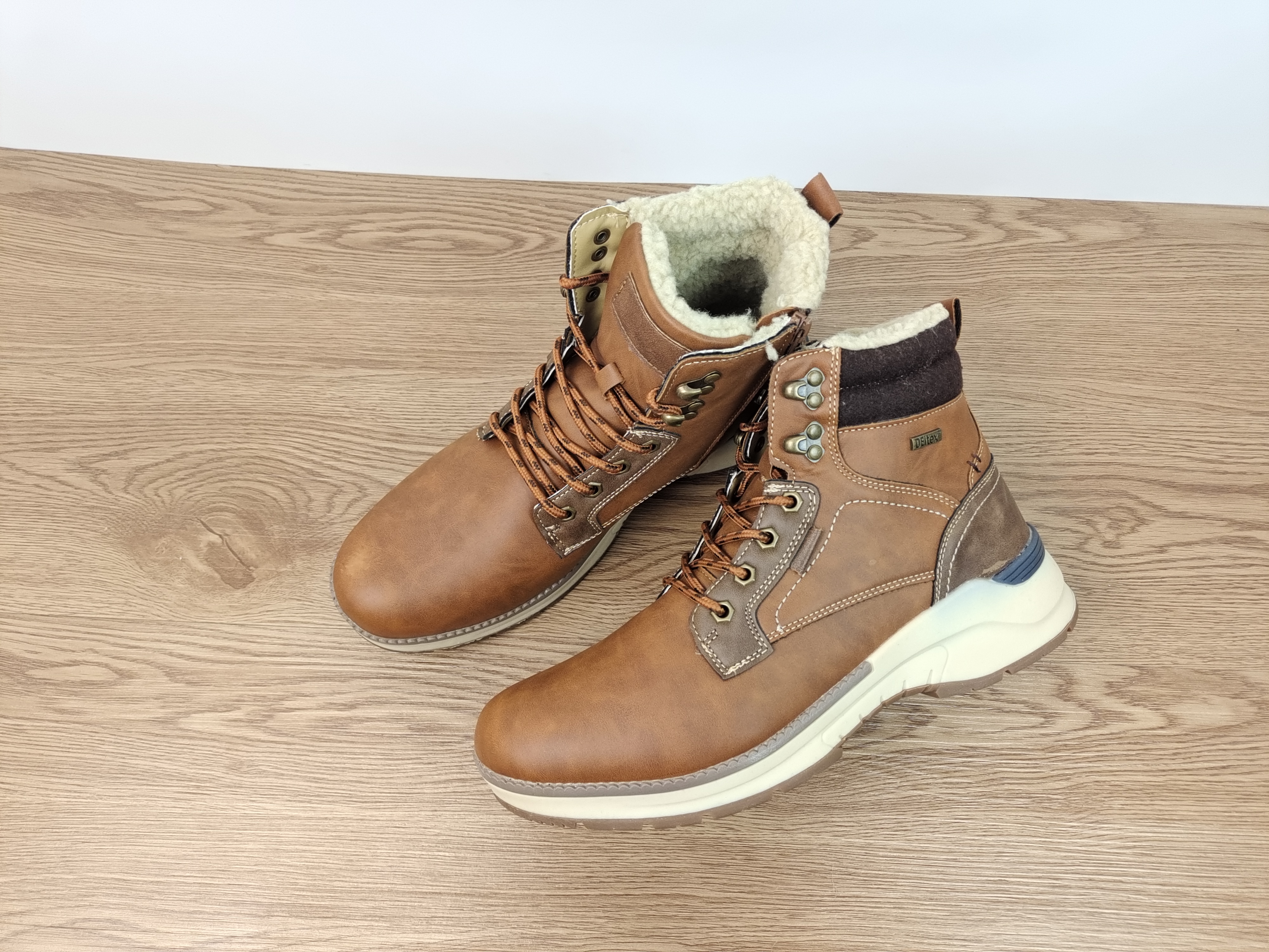 外贸原单捡漏好货超值冬季加绒保暖高帮防水耐磨男士户外棉鞋男鞋