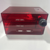 亚克力彩鲽鱼缸dx魔盒翻水仓雨淋盒定做鱼缸底滤上滤干湿分离过滤