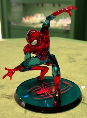 代购SWAROVSKI施华洛世奇漫威蜘蛛侠水晶摆件5646410