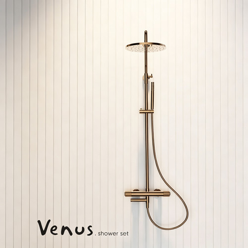 Venus明装三功能下出水花洒