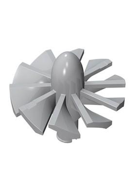 小颗粒科技积木 MOC零件 兼容积木43122配件 飞机引擎 螺旋桨