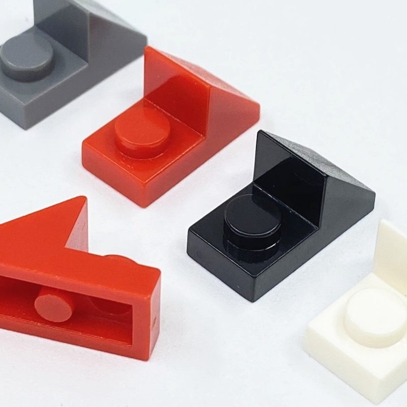 兼容积木积木配件15672 倾斜45°1x2斜坡面板 92946 斜面砖块零件