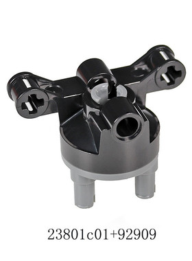 兼容积木23801c01+92909悬挂驱动桥 国产科技工程机械积木MOC