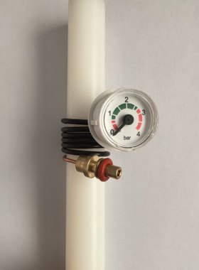 博士世壁挂炉压力表盖世G6000G7000欧州之星WBN6000 5500维修配件