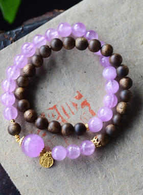 一斤钻戒天然紫锂辉18K金