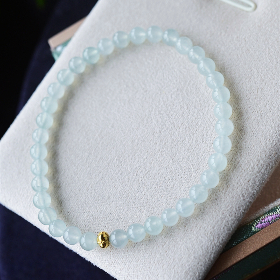 一斤钻戒天然缅甸A货翡翠18K金