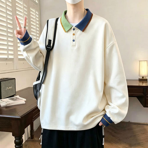 不起球不褪色卫衣宽松帅气男生潮