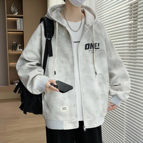 不起球不褪色夹克潮流宽松棒球服