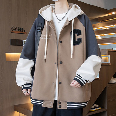 不起球不褪色夹克潮流宽松外套