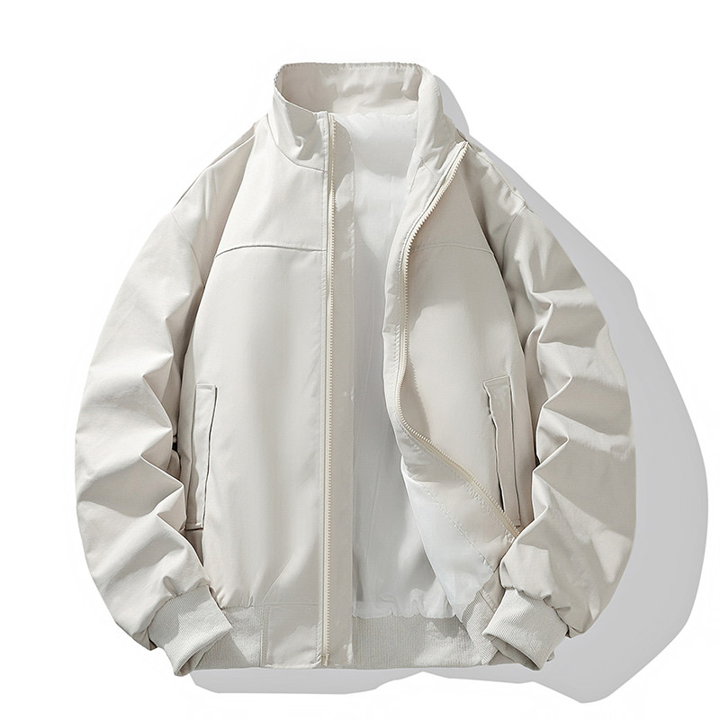 美式立领夹克男生春秋季新款青少年棒球服休闲运动外套男装士潮牌