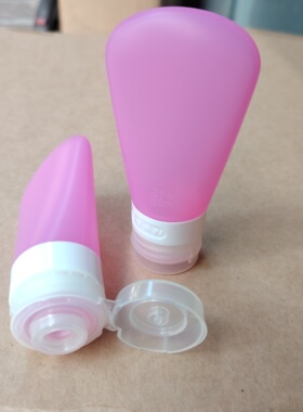 食品级硅胶分装瓶60ML旅行便携分装瓶化妆品乳液瓶挤压式分装空瓶