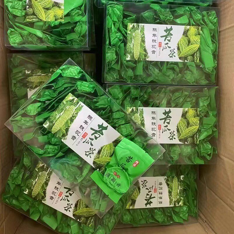 陈年铁观音苦瓜茶炭焙乌龙茶批发传统下火凉茶养生茶清脂