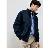 经典 阿美咔叽高级感领导干部行政外套 复古休闲哈灵顿G9夹克男式