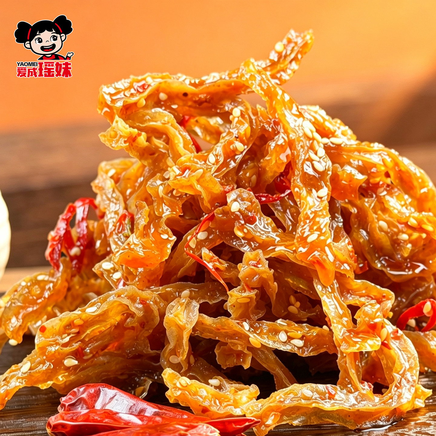 湖南特产魔芋干冷水江瑶妹麻辣魔芋丝手工零食开袋即食休闲小吃
