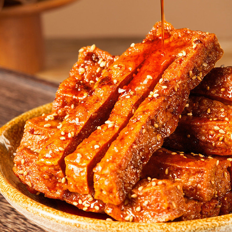 爱成瑶妹兰花干子湖南特产冷水江新化手工麻辣香干办公室休闲零食,零食/坚果/特产,豆腐干,淘宝优惠券,粉丝福利购,淘宝优惠卷