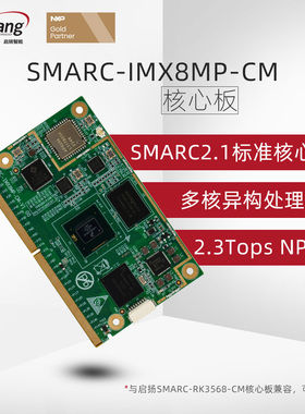 启扬 SMARC 2.1计算模块 NXP i.MX8M Plus 四核Cortex-A53核心板